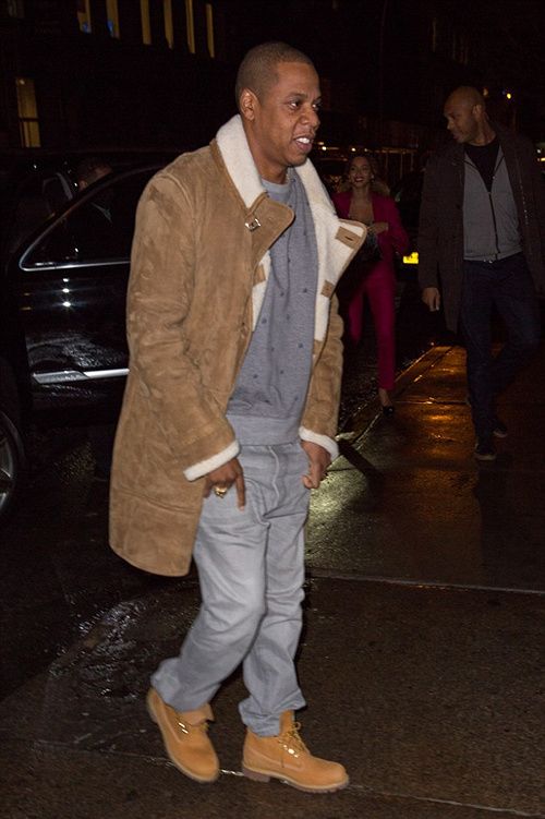 timbs in rain